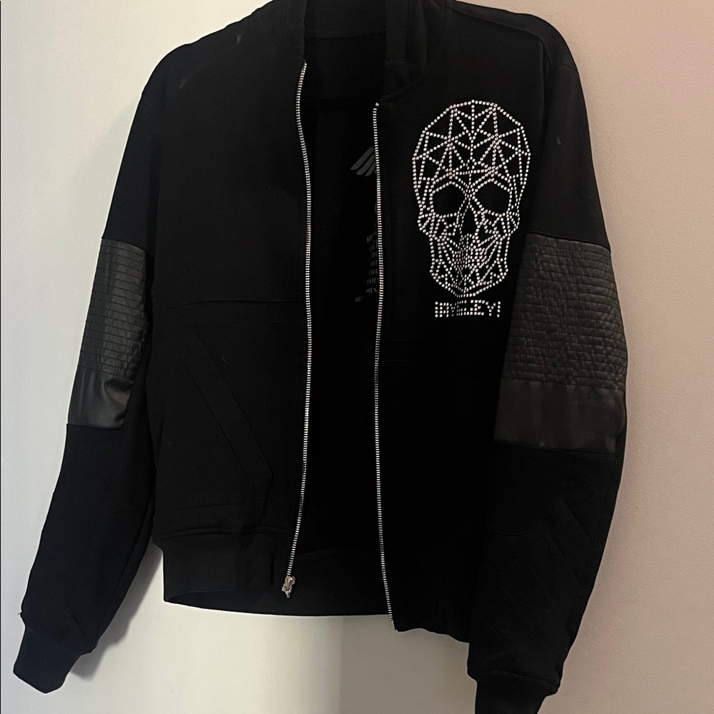Black zip up jacket/sweatshirt